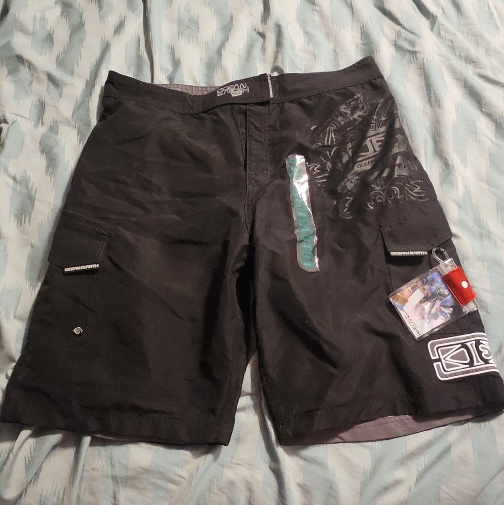 NWOT Surftrunks Shorts Ocean & Earth Surf Trunks Board Shorts Men's Size XL